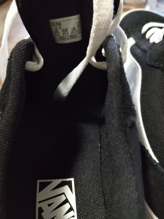 Vans buty czarne rozmiar 33