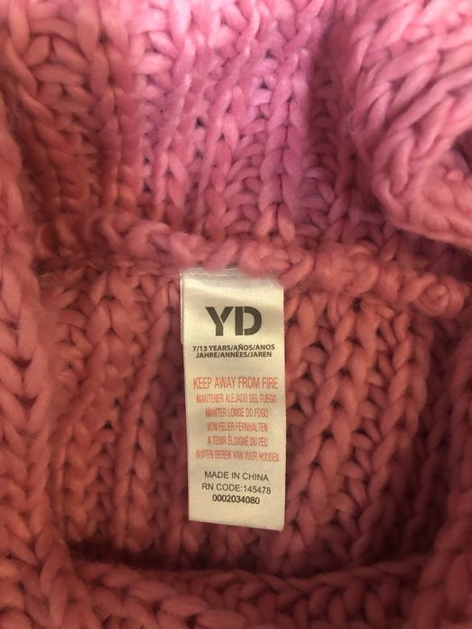 Яркий вязаный снуд, шарф-хомут