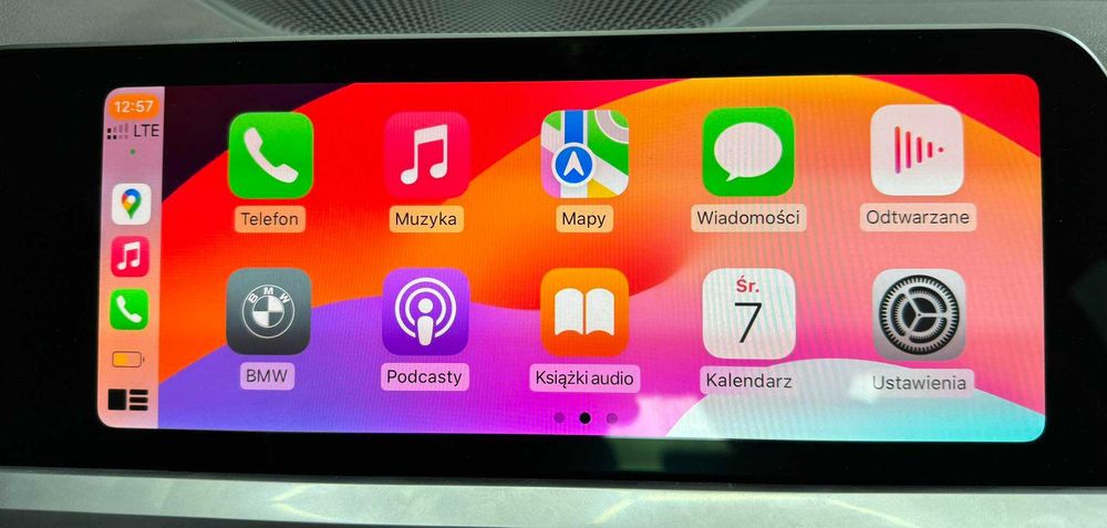 Konwersja USA EU BMW Aktualizacja map CarPlay Android Auto EVO MGU