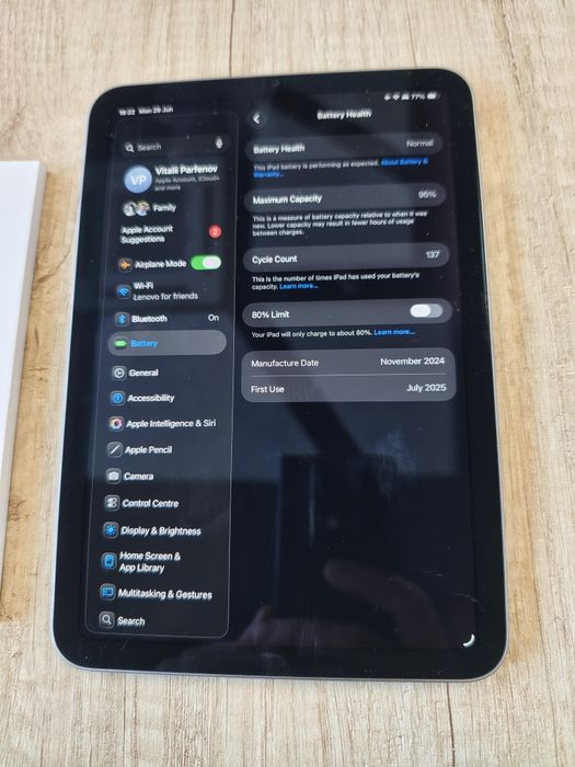 Ipad mini 7 256 gb silver