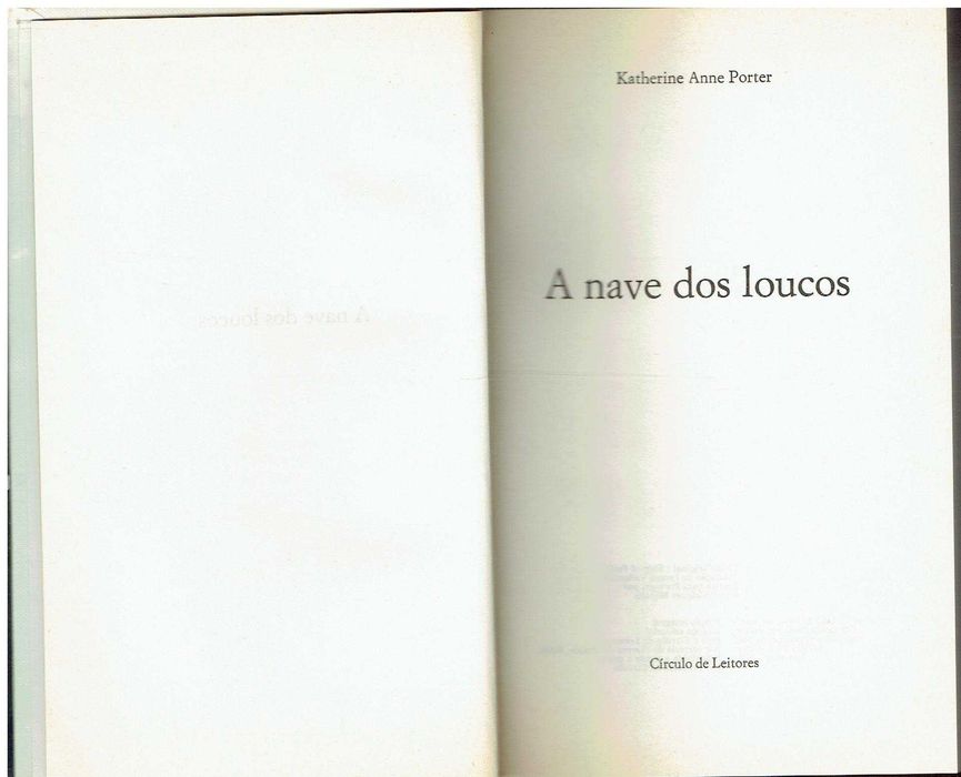 12677

A Nave dos Loucos 
de Katherine Anne Porter