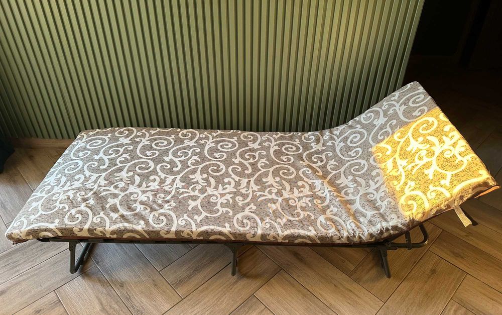 Комплект кровать раскладушка с матрасом ліжко розкладачка з матрацом