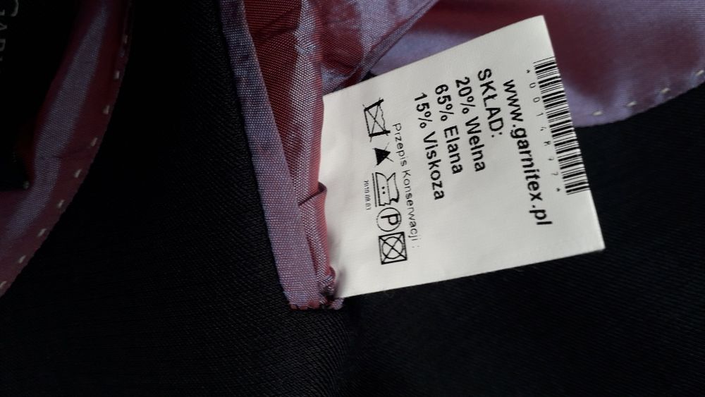 Garnitur męski XL