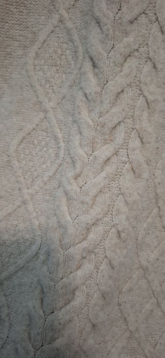 Dłuższy beżowy sweter H&m r.m 170 cm