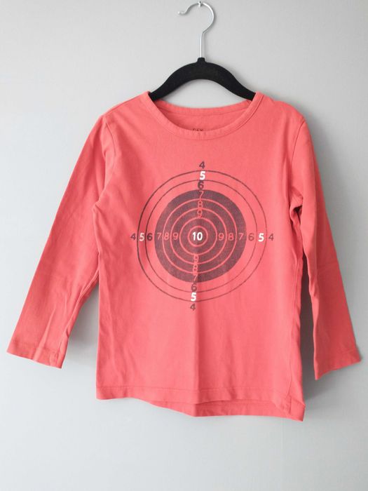 zestaw 2 bluzek z długim rękawem, marki CFK i WE, rozmiar 116 cm