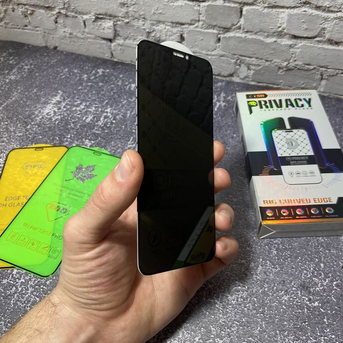 Захисне скло 9D для Айфон 12 Pro/16 Pro Max | Стекло Айфон | Full Glue