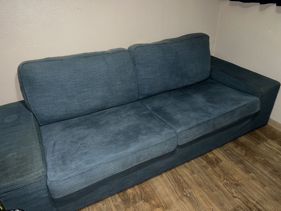 Sofá Azul Marca IKEA