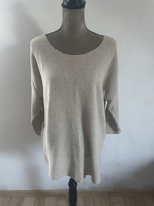 Sweter złoty Mango