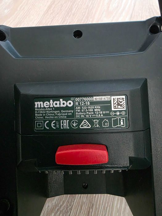 Radio Budowlane Metabo R12-18