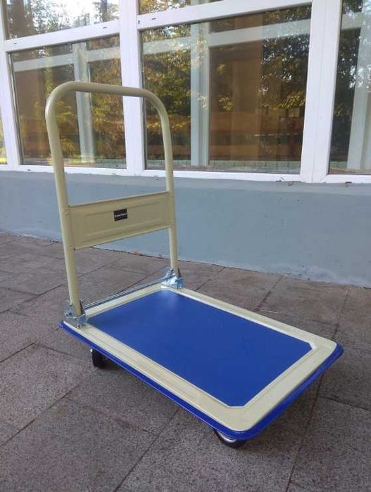 вантажний візок платформенного типу, 150кг, грузовая тележка платформа