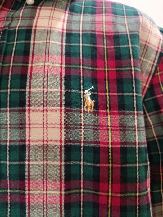 Camisa Oxford de algodão em xadrez | Polo Ralph Lauren
