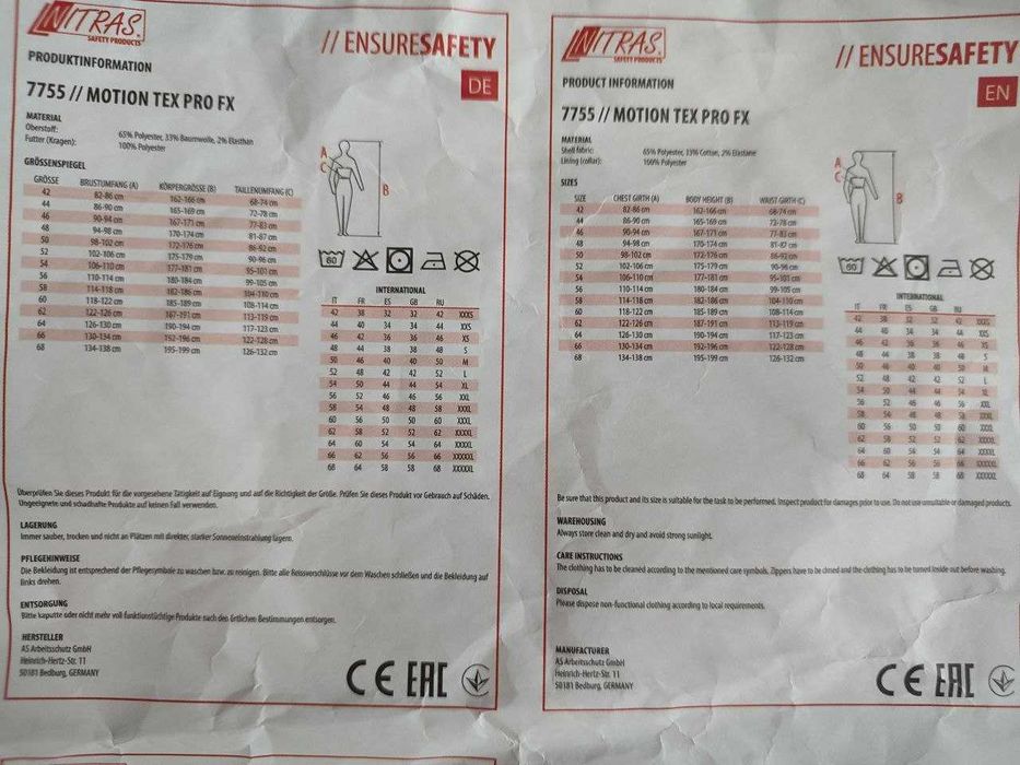 Комплект Куртка NITRAS Motion Tex, Напівкомбінезон NITRAS MOTION TEX