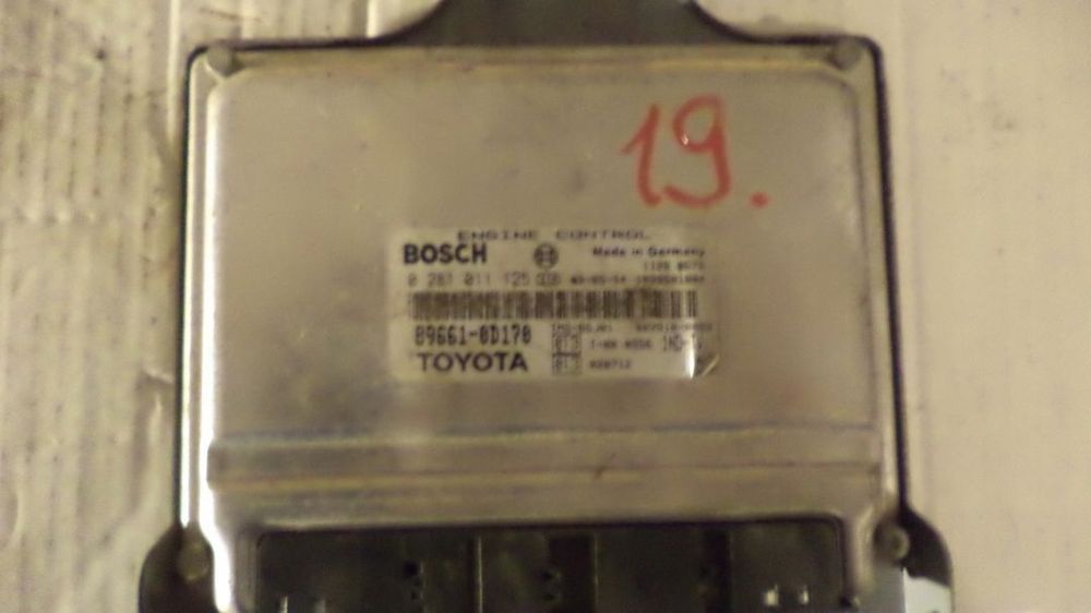 KOMPUTER STEROWNIK TOYOTA 0281001125 89661-0D170