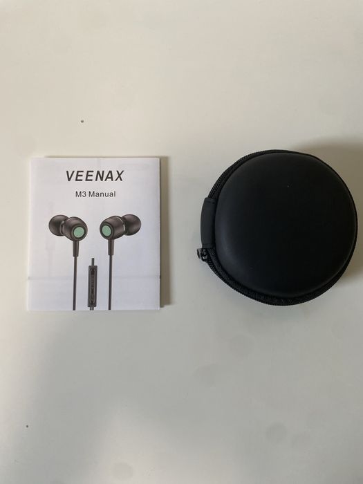 Słuchawki dokanałowe VEENAX M3 – mikrofon, etui