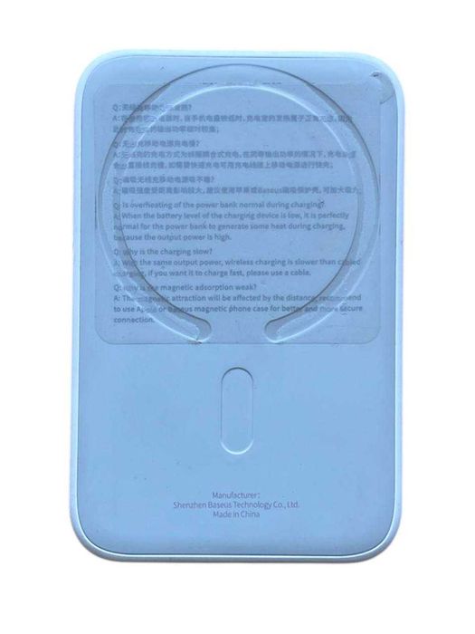 Power Bank Baseus Magnetic Bracket Mini 6000mAh 20W White