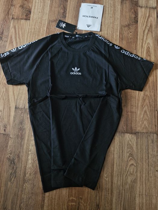 Koszulka męska tshirt bawełniany czarny jakość prezent xl adas lampas