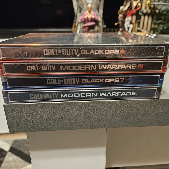 4 x steelbook z gry Call of Duty PS4 PS5 Xbox.