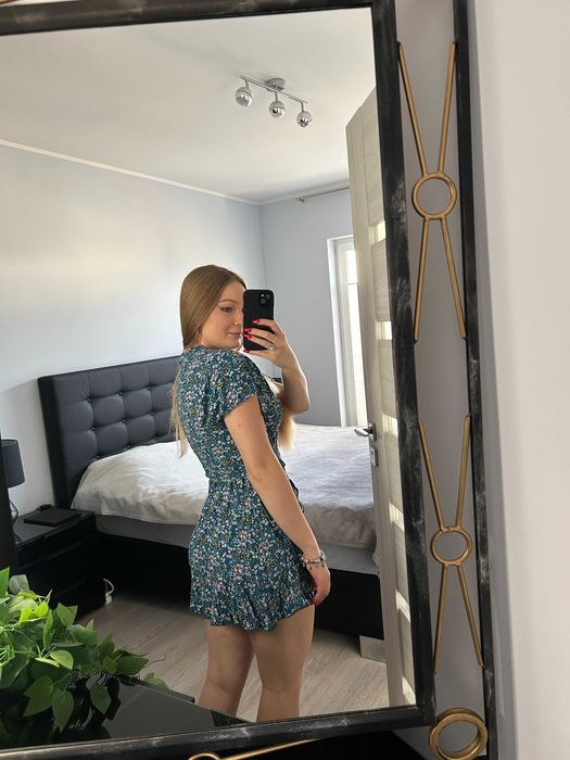 letnia sukienka w kwiaty