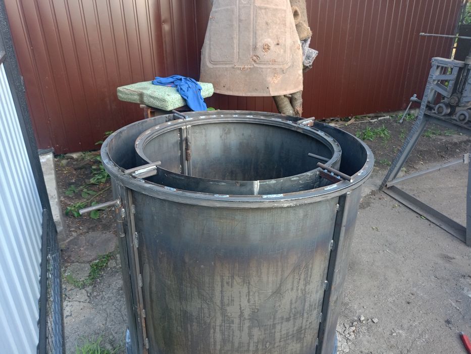 Продам форму для виготовлення бетонних кілець 170х150х900
