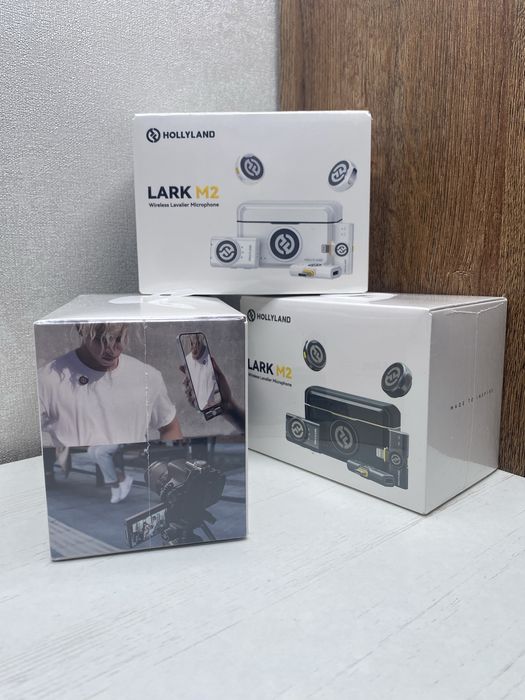 Hollyland LARK M2 Combo 2 мікрофони USB-C Lightning для камери iPhone Android + Гарантія