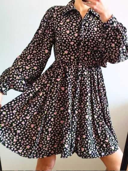 Sukienka w kwiatki boho Selected Femme S