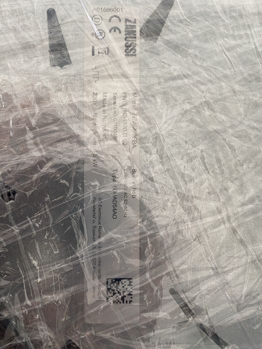 Placa de vitroceramica ZANUSSI