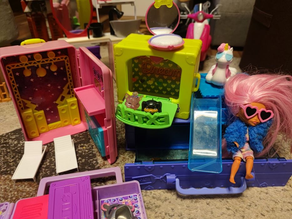 Barbie Extra Zestaw Mała lalka + zwierzątka