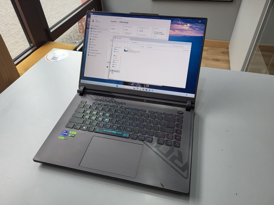 Laptop Asus Rox Strix G614jv i9-13980Hx 16Gb ddr5 ssd 1tb RTX4060