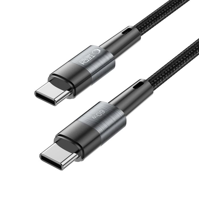 Kabel Tech-Protect UltraBoost USB-C / USB-C PD 60W 3A 2m - szary