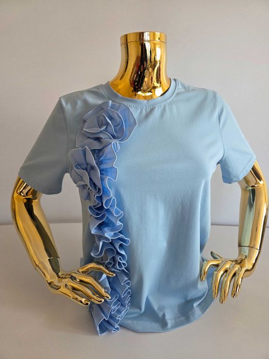 T-shirt damski z bawełny S/M