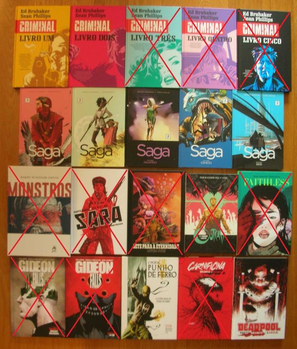 Lote G Floy (Marvel, Image, Dark Horse, etc.)