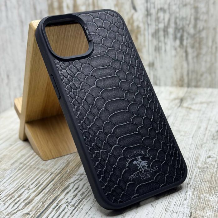 Чехол премиум кожа POLO Knight на iPhone 15 Pro Max/ 15/ 14 Чохол шкіра
