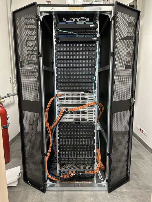 Spawanie i pomiary światłowodów, zakończenia sieci LAN