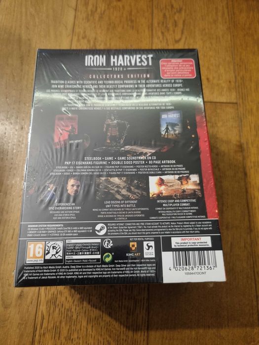 Iron harvest edycja kolekcjonerska PC RARE