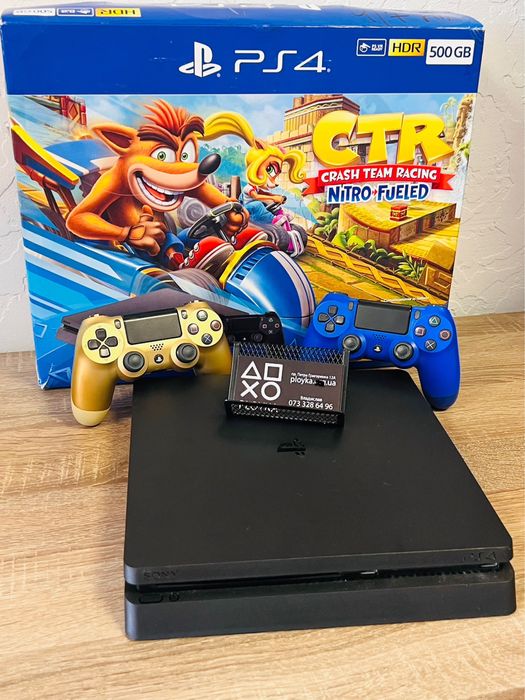 Магазин! Sony PlayStation4Slim+ 120ігор на акаунті!