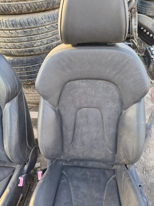 Fotele Audi A4B8 S-LINE Polskore Stan bardzo dobry Kompletne Wysyłka