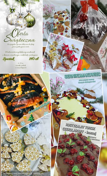 Ciasta świąteczne domowe słodki catering Torty na zamówienie Torty uro