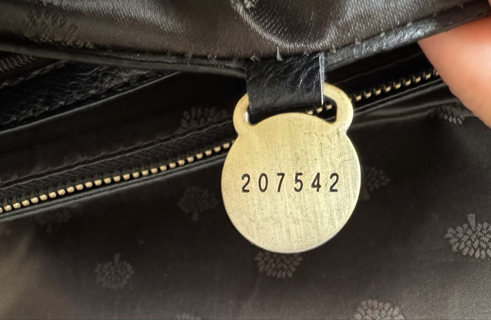 Mulberry burberry сумка
