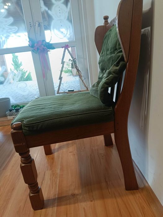 Dębowe krzesła 6 sztuk