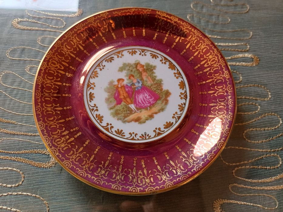 Conjunto 3 chávenas porcelana raras - OHASHI CHINA 1932