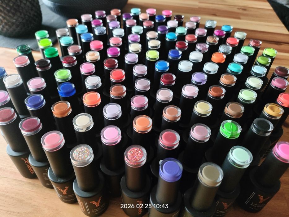 Zestaw lakiery hybrydowe 120 szt