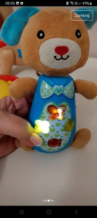 Zestaw 3 interaktywnych zabawek, w pełni sprawne