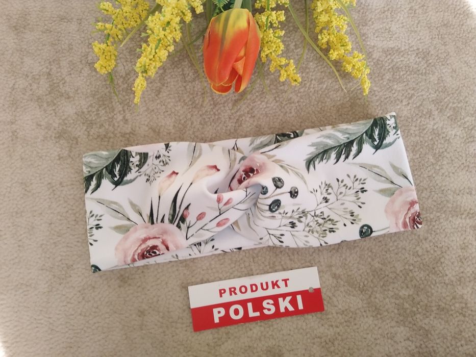 Szerokie opaski przeplatane  ~ na głowę ~ hand made