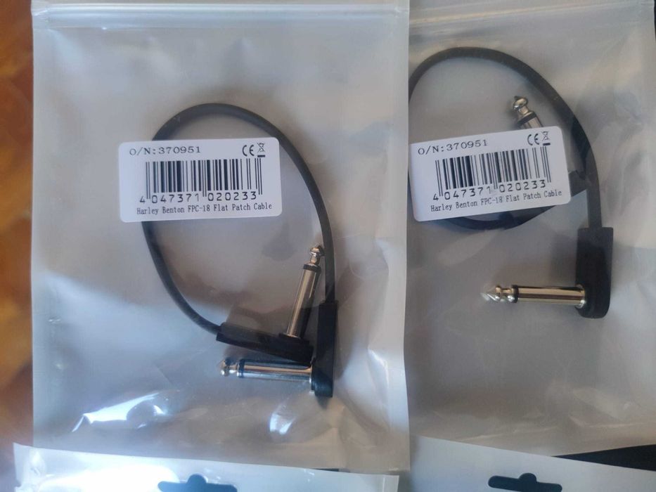 jacks Flat Patch (ideal pedalboards ou pedais guitarra) NOVOS 6.3mm