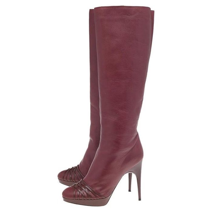 Сапоги Dior Burgundy