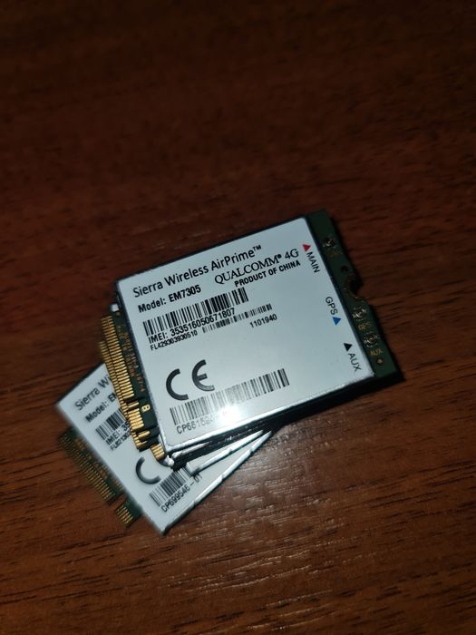 Wi-fi+BT Wireless-AC 8260ngw, Intel Dual Band Wireless-AC 7260, Sierra Wireless 4g AirPrime EM7305