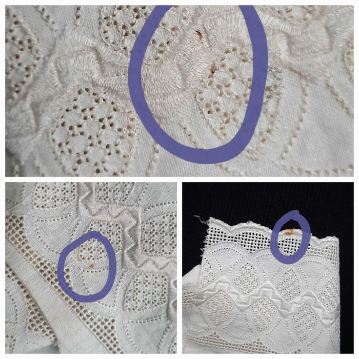 Красивое кружево с вышивкой гладью