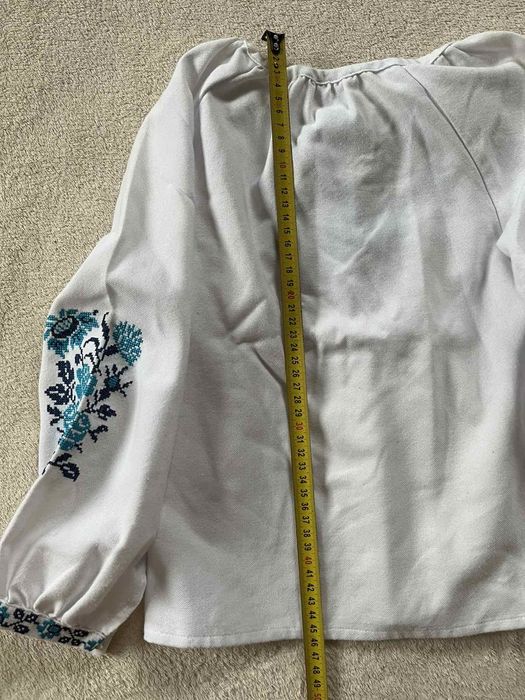 Дешево. Вишиванка. Вишита сорочка. Натуральне полотно. 122 см. 6-7 рр