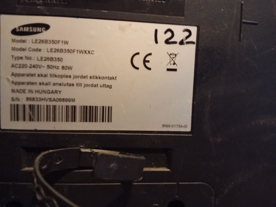 Tv Samsung 26 polegadas para pecas