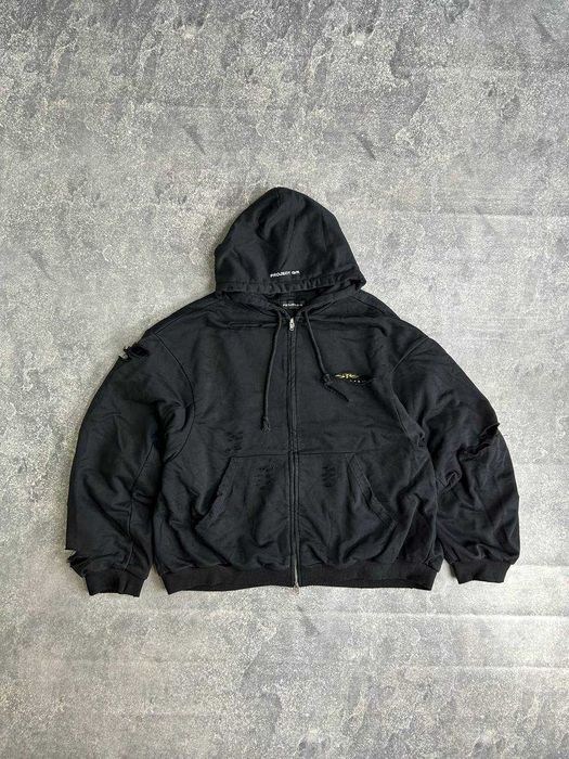 Бомбер Project G/R кофта худи черный худі чорна bomber ИНТЕРПОЛ L S M
